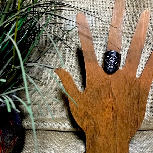 Tocara Barbara Stainless Steel Ring - Size 7.5 - Picture 2 of 4